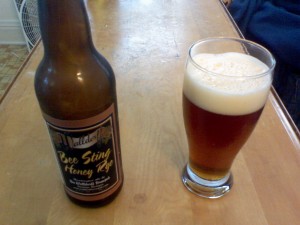 Waldorff Brewpub's Bee Sting Honey Rye Waldorff Brewpub's Bee Sting Honey Rye